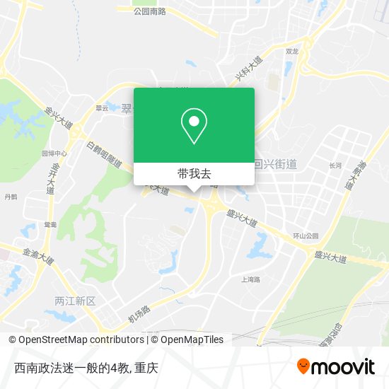 西南政法迷一般的4教地图