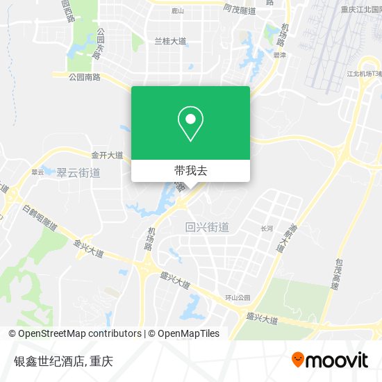 银鑫世纪酒店地图