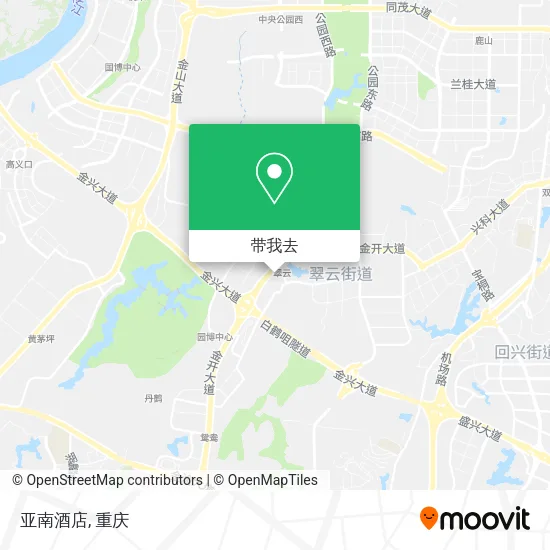 亚南酒店地图