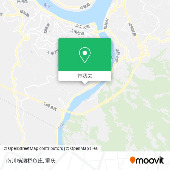 南川杨泗桥鱼庄地图