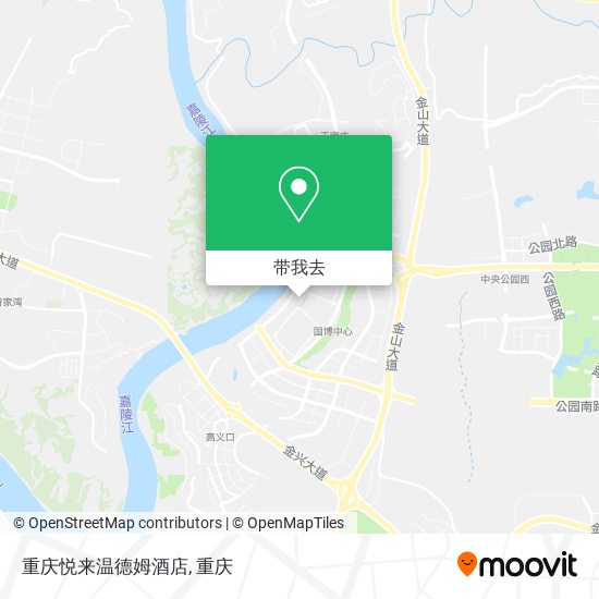重庆悦来温德姆酒店地图