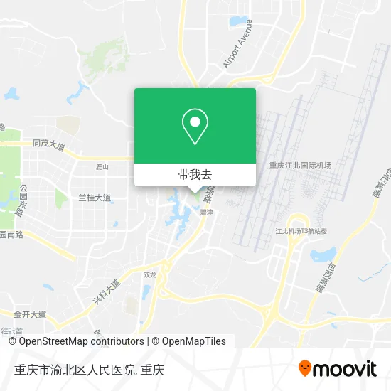 重庆市渝北区人民医院地图