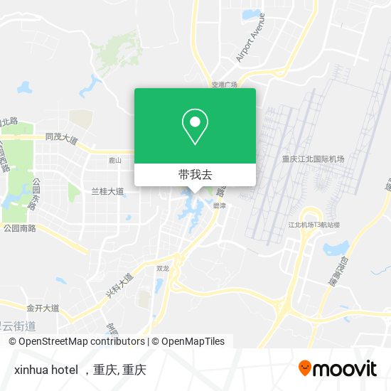 xinhua hotel ，重庆地图