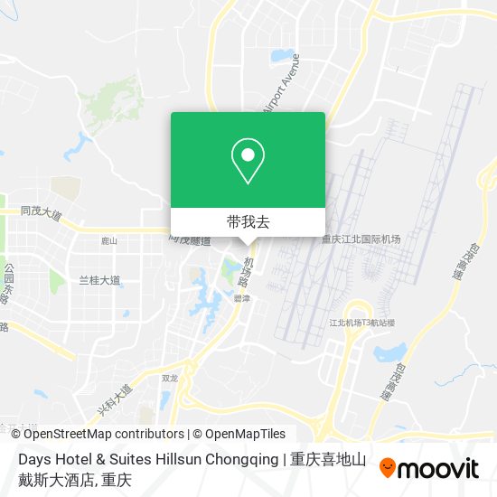 Days Hotel & Suites Hillsun Chongqing | 重庆喜地山戴斯大酒店地图