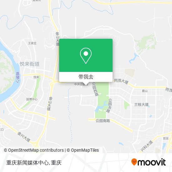 重庆新闻媒体中心地图