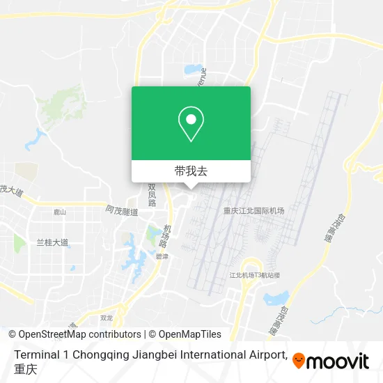 Terminal 1 Chongqing Jiangbei International Airport地图