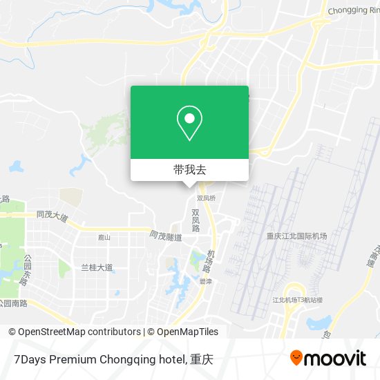 7Days Premium Chongqing hotel地图