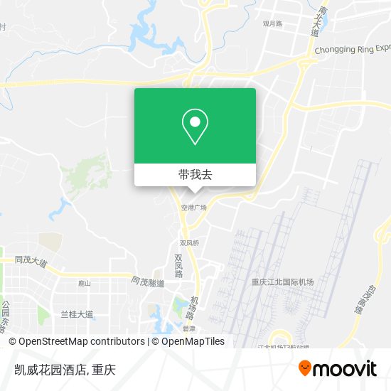 凯威花园酒店地图
