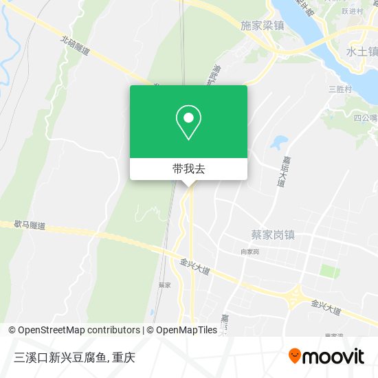 三溪口新兴豆腐鱼地图