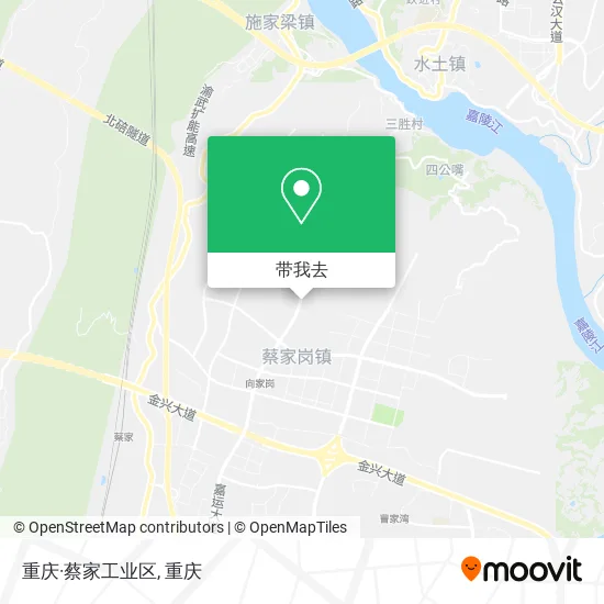 重庆·蔡家工业区地图