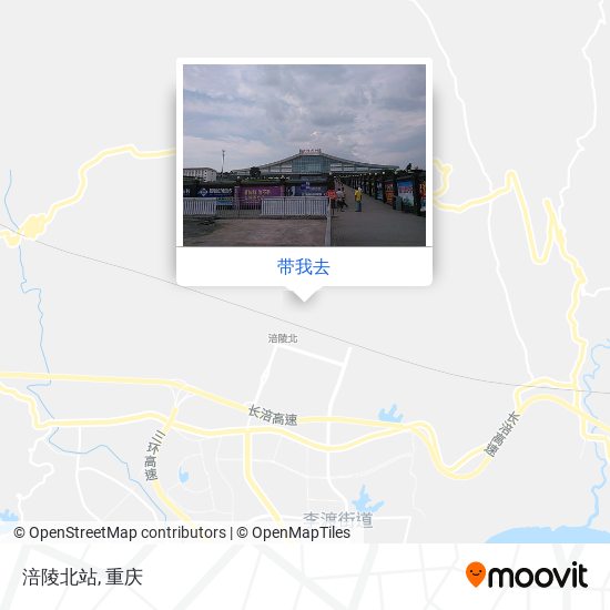 涪陵北站地图