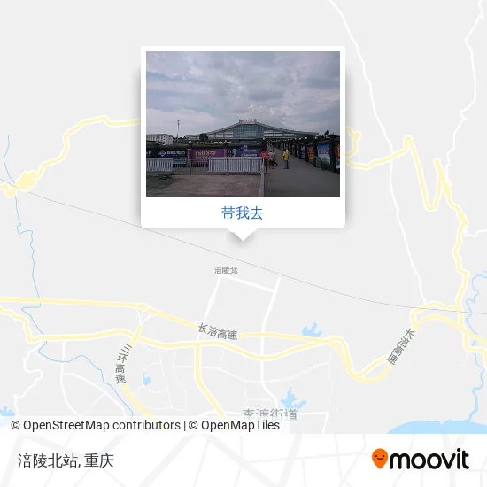 涪陵北站地图