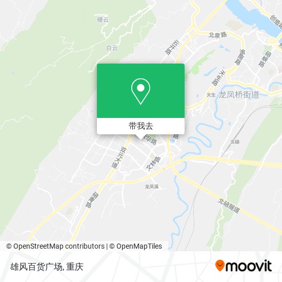 雄风百货广场地图