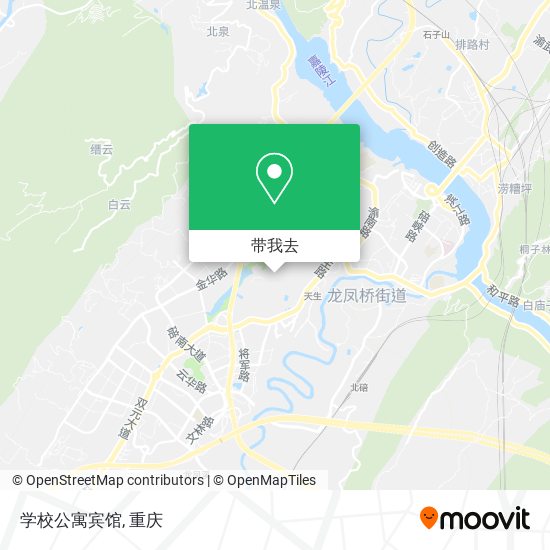 学校公寓宾馆地图