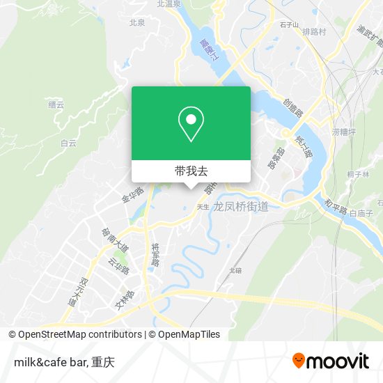 milk&cafe bar地图