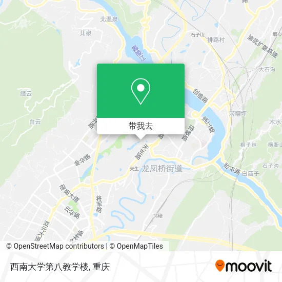 西南大学第八教学楼地图