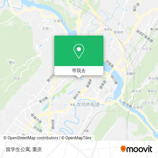 留学生公寓地图