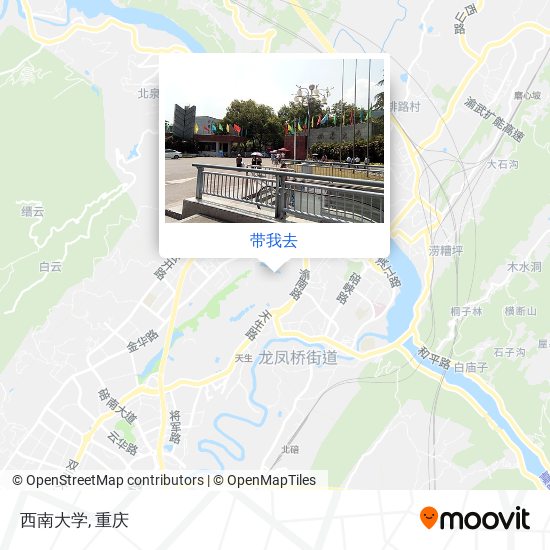 西南大学地图
