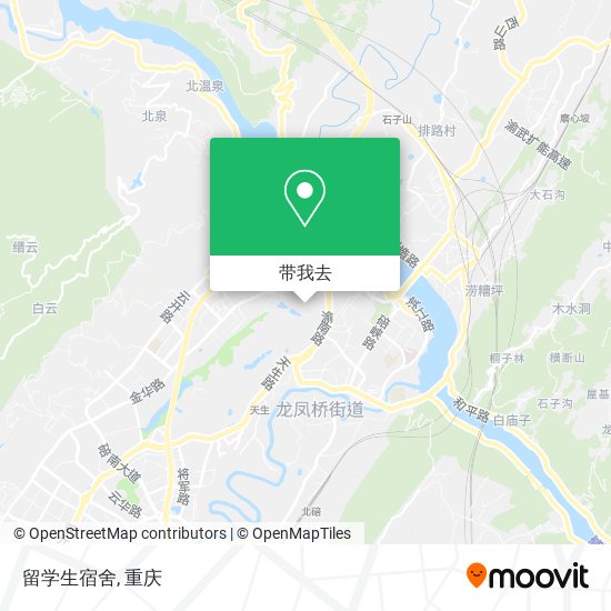留学生宿舍地图