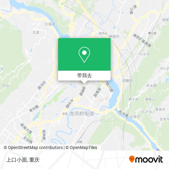 上口小面地图