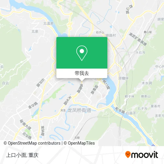 上口小面地图