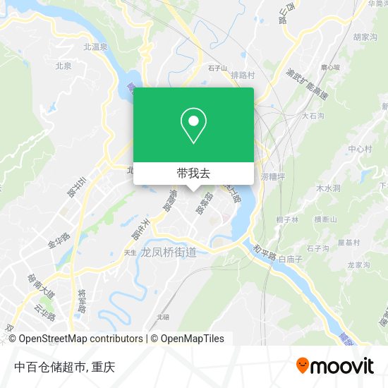中百仓储超巿地图