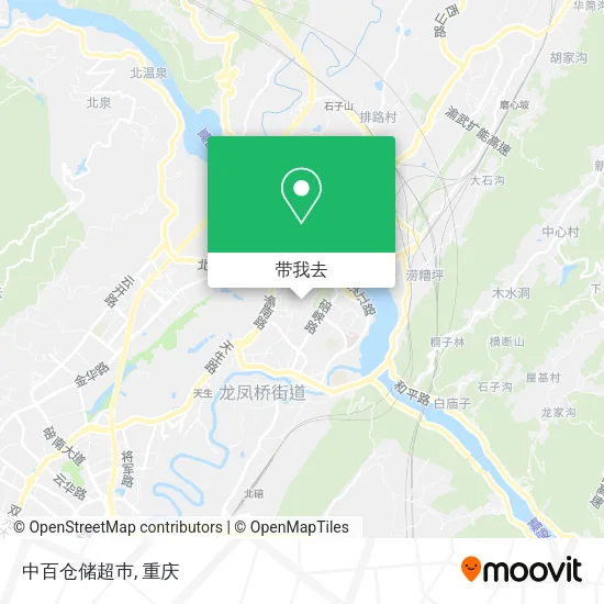 中百仓储超巿地图