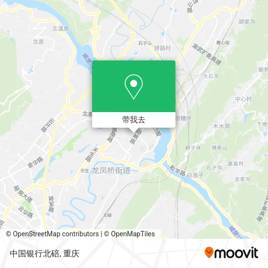 中国银行北碚地图