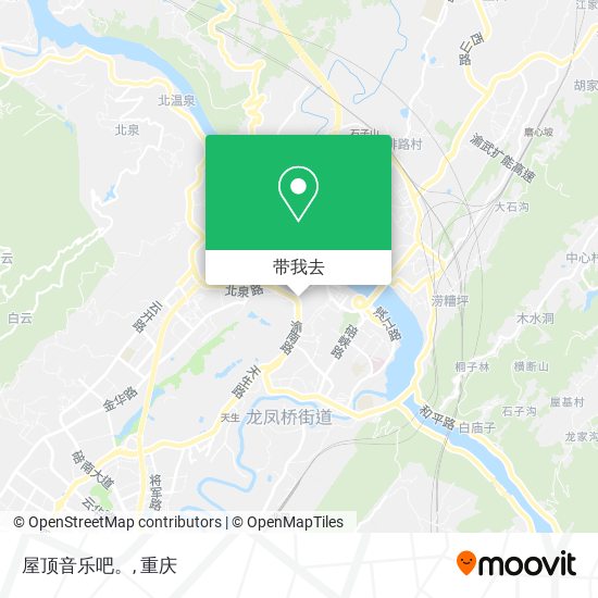 屋顶音乐吧。地图