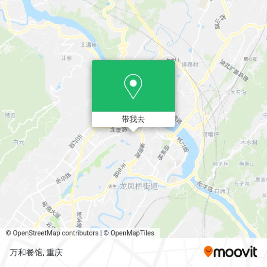 万和餐馆地图