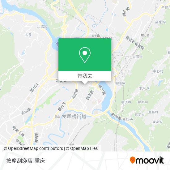 按摩刮痧店地图