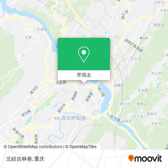 北碚吉林巷地图