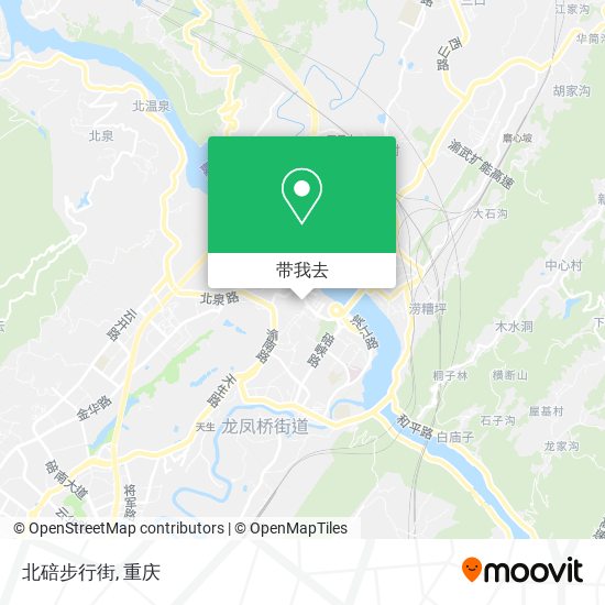 北碚步行街地图