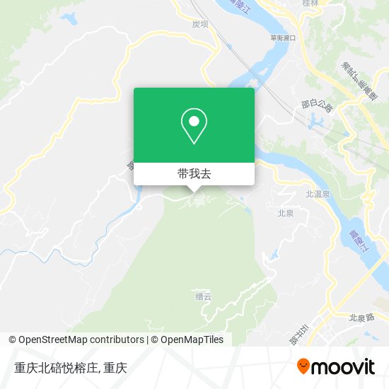 重庆北碚悦榕庄地图