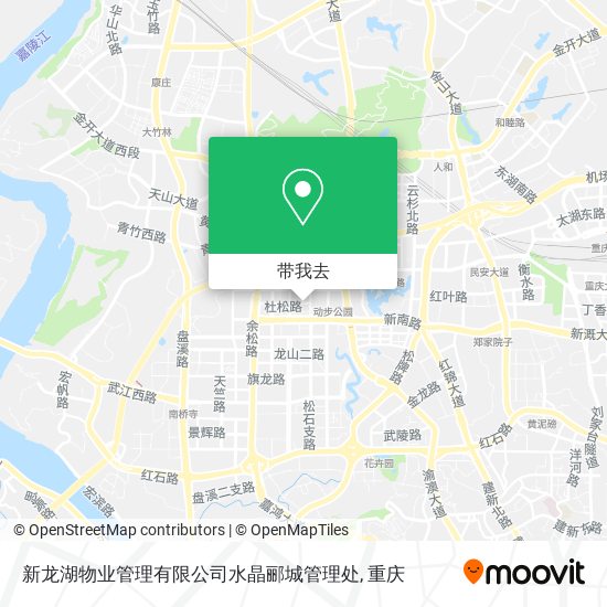 新龙湖物业管理有限公司水晶郦城管理处地图