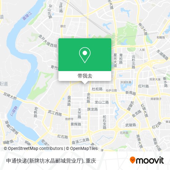 申通快递(新牌坊水晶郦城营业厅)地图