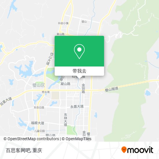 百思客网吧地图