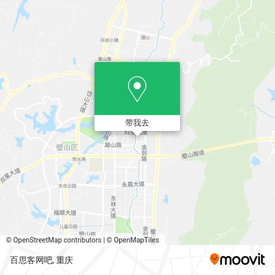 百思客网吧地图