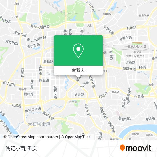 陶记小面地图