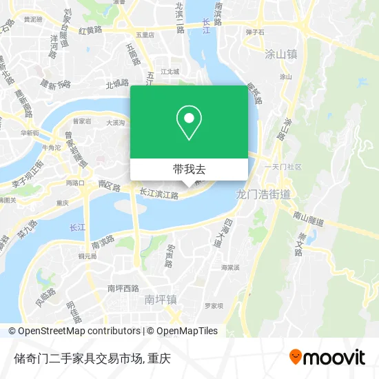 储奇门二手家具交易市场地图