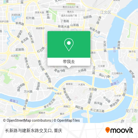 长新路与建新东路交叉口地图