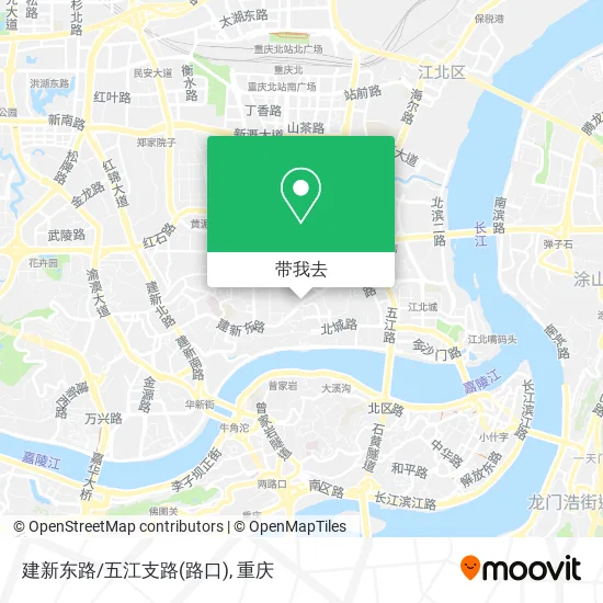 建新东路/五江支路(路口)地图