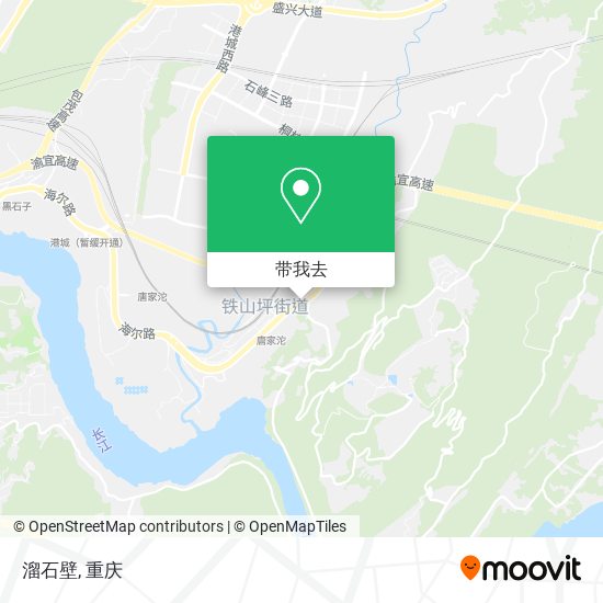 溜石壁地图