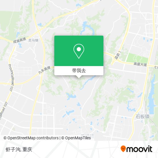 虾子沟地图