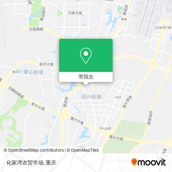 化家湾农贸市场地图
