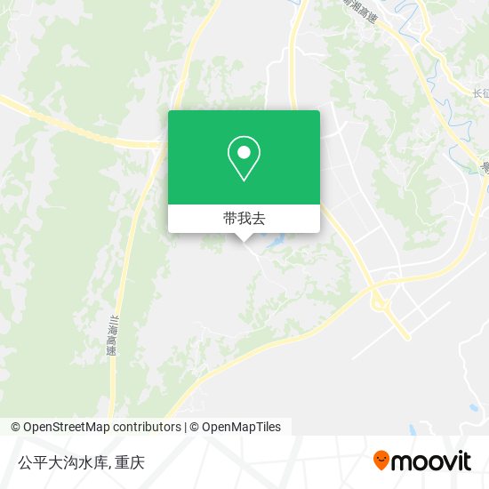公平大沟水库地图