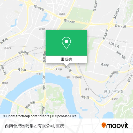 西南合成医药集团有限公司地图