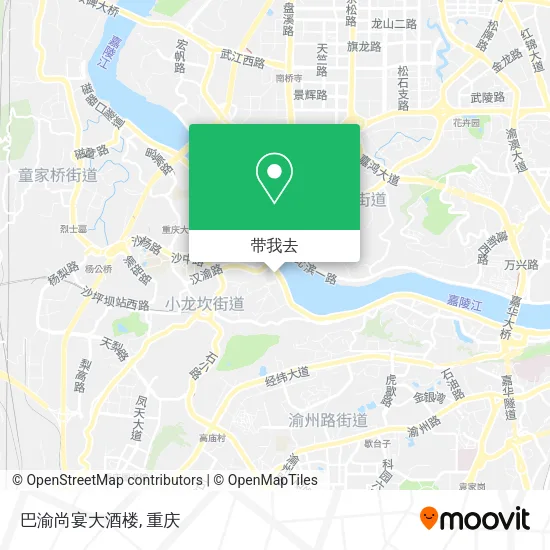 巴渝尚宴大酒楼地图