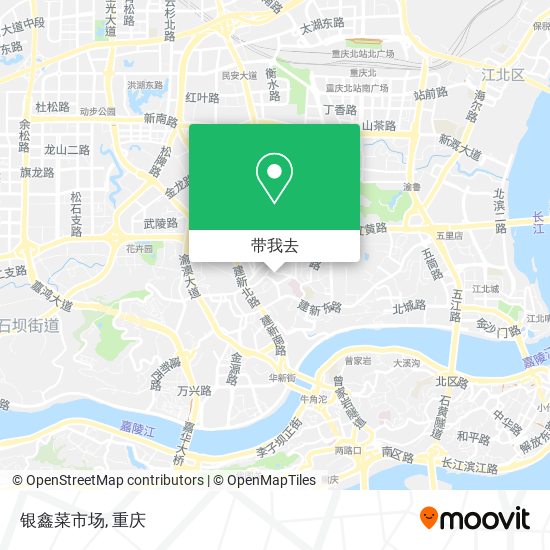 银鑫菜市场地图