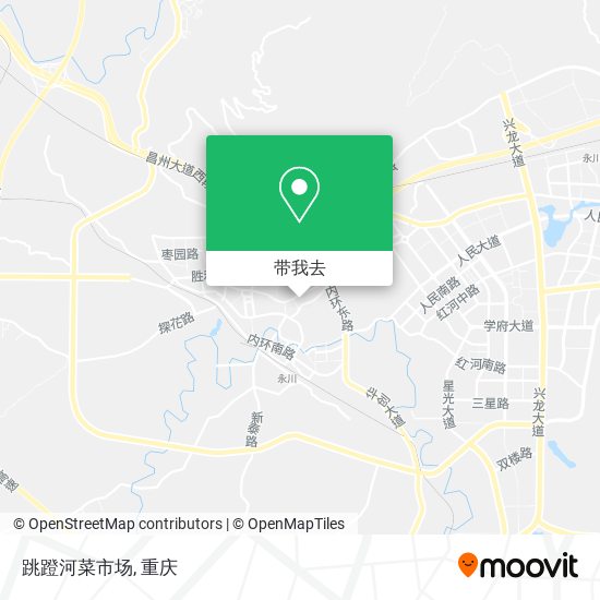 跳蹬河菜市场地图